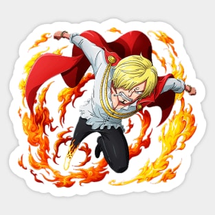 Black Leg Sanji Sticker